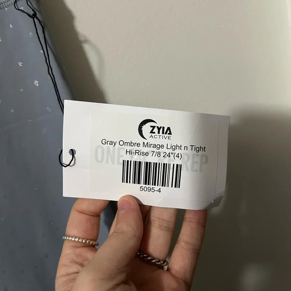 Zyia Gray Ombre Mirage Light n  Tight Hi-Rise 7/8 24” - Picture 4 of 5